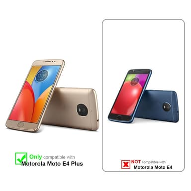 Cover Motorola MOTO E4 PLUS Etui Case (Sort)