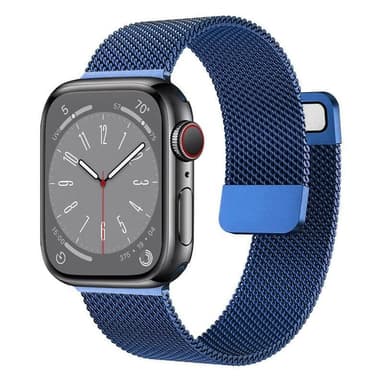 Milanese magnetisk urrem Apple Watch 9 (41mm) - Blå