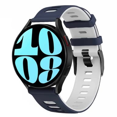 Twin Sport Urarmbånd Samsung Galaxy Watch 6 (40mm)- Blå/hvid