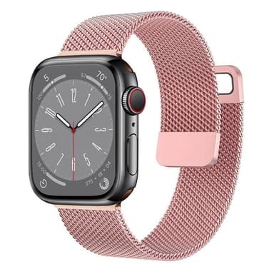 Milanese magnetisk urrem Apple Watch 9 (41mm) - Lyserød
