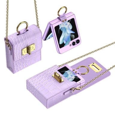 Web Mobiltaske 2i1 Samsung Galaxy Z Flip 5 - Lilla