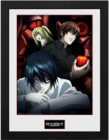 GB eye Death Note indrammet print