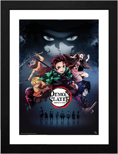 GB eye Demon Slayer indrammet print