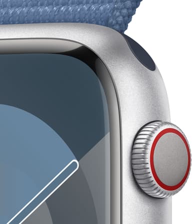 Apple Watch S9 45mm GPS+CEL (Silver Alu/Winter Blue Sports-loop)