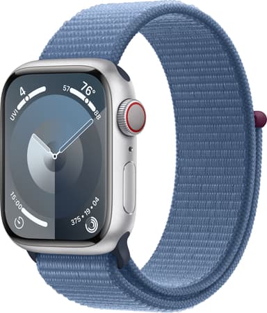 Apple Watch S9 41mm GPS+CEL (Silver Alu/Winter Blue Sports-Loop)