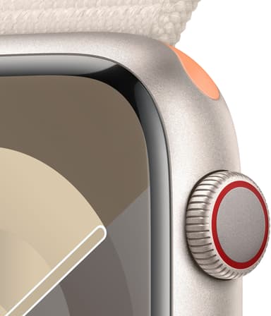 Apple Watch S9 45mm GPS+CEL (Starlight Alu/Starlight Sports-loop) S/M