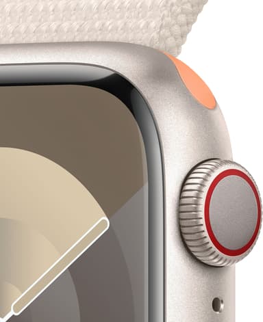 Apple Watch S9 41mm GPS+CEL (Starlight Alu/Starlight Sports-loop)