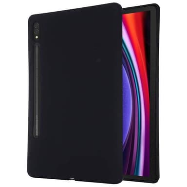 Liquid silikone cover Samsung Galaxy Tab S9 Ultra 14.6 - Sort