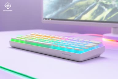 Deltaco WK90 gaming-tastatur (hvid)
