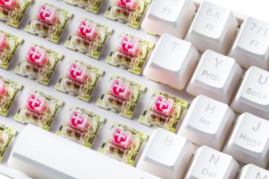 Deltaco WK90 gaming-tastatur (hvid)