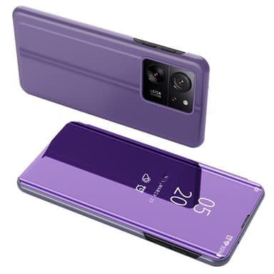 SKALO Xiaomi 13T/13T Pro Clear View Mirror Etui - Lilla-Blå