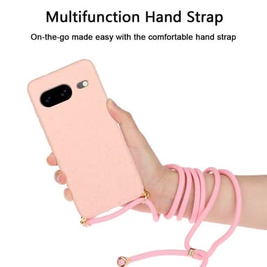 SKALO Google Pixel 8 Mobilkrave Cover - Pink