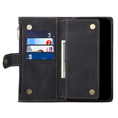 SKALO Motorola Moto G84 5G ESEBLE Big Wallet Pungetui - Sort