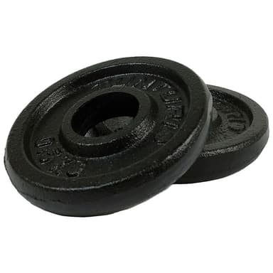 Tunturi Vægtskiver Støbejern 2 x 0,5 Kg Ø30