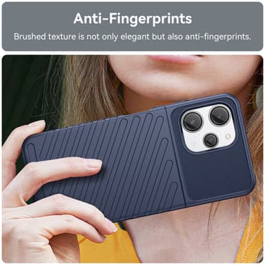 SKALO Xiaomi Redmi 12 4G/5G Armor Thunder Cover - Blå