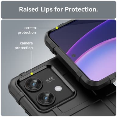 SKALO Motorola Edge 40 Neo 5G Rugged Shield Stødsikker TPU-cover