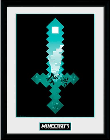 GB eye Minecraft indrammet tryk