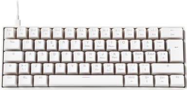 Deltaco WK90 gaming-tastatur (hvid)