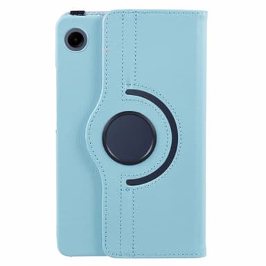 SKALO Samsung Tab A9 360 Litchi Flip Cover - Turkis