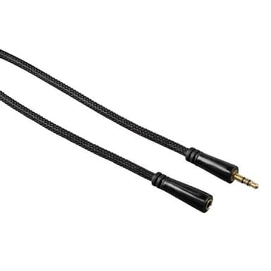 Hama overgangskabel, 3.5 mm han-3.5 mm hun (5 m)