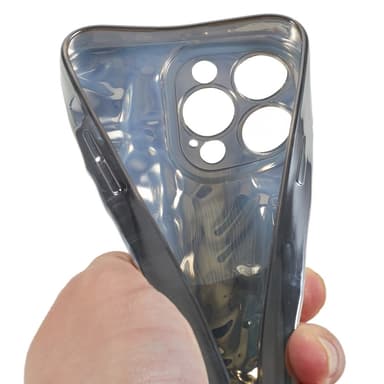 Til iPhone 15 Pro TPU Etui Elektroplating Rynket Ujævn Telefon Cover