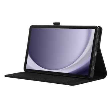 Samsung Galaxy Tab A9 Tabletetui Dækstofstruktur - Sort