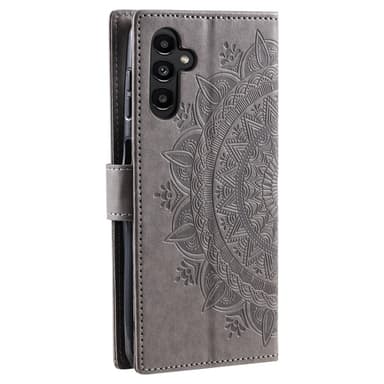 SKALO Samsung S24 Mandala Flip Cover - Grå