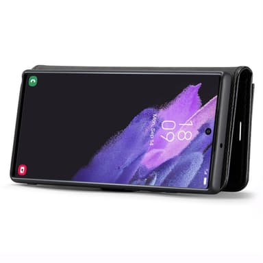 DG MING Samsung S24 Ultra 2-i-1 Magnet Pungetui - Sort