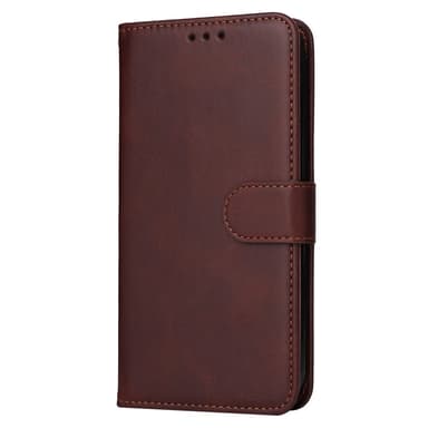 SKALO Samsung S24 PU-læder Pungetui - Brun