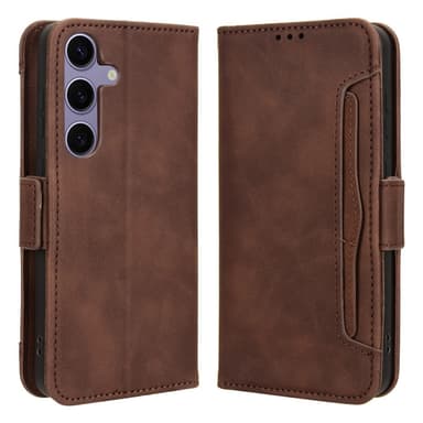 SKALO Samsung S24+ 6-RUM Pungetaske - Brun