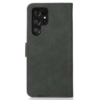 SKALO Samsung S24 Ultra KHAZNEH Pungetui i PU-læder - Grøn
