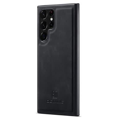 DG.MING Samsung S24 Ultra Premium PU-læder Hybrid Cover - Sort