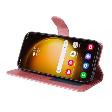 SKALO Samsung S24 Ultra PU-læder Pungetui - Pink