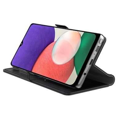 SKALO Samsung S24 Kortholder Mirror Flip Cover - Blå