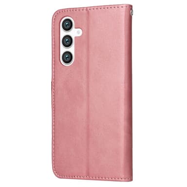 SKALO Samsung S23 FE PU-læder Pungetui - Pink