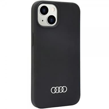Audi iPhone 14 Cover Silikoni Sort