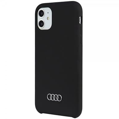 Audi iPhone 11 Cover Silikoni Sort