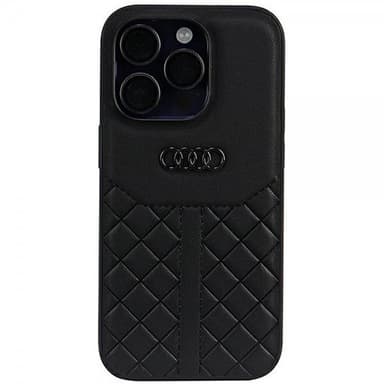 Audi iPhone 14 Pro Cover Genuine Leather Case Sort