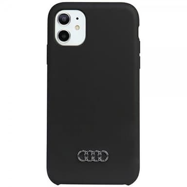 Audi iPhone 12/iPhone 12 Pro Cover Silikoni Sort