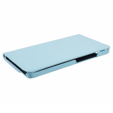 SKALO Samsung Tab A9 360 Litchi Flip Cover - Turkis