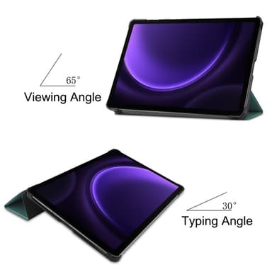 Trifoldet stativ Smart Taske til Samsung Galaxy Tab S9 FE