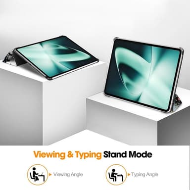 Til OnePlus Pad Trifold Stand Tabletcover-etui - Graffiti