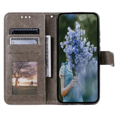 SKALO Xiaomi Redmi 13C 4G Mandala Flip Cover - Grå