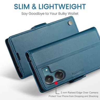 CaseMe Xiaomi Redmi 13C 4G Pungetui - Blå