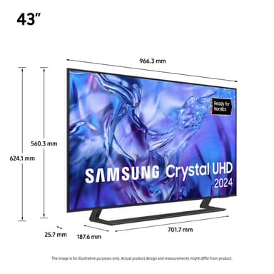 Samsung 43" DU8575 4K Smart TV (2024)