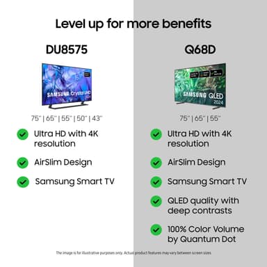 Samsung 43" DU8575 4K Smart TV (2024)