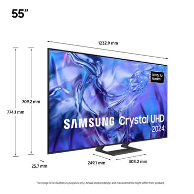 Samsung 55" DU8575 4K Smart TV (2024)