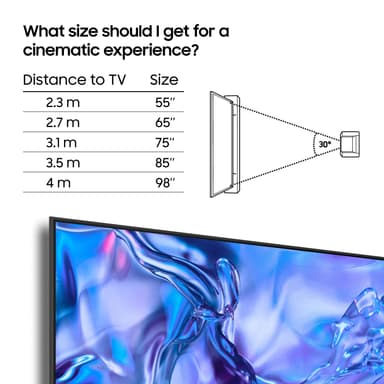Samsung 55" DU8575 4K Smart TV (2024)