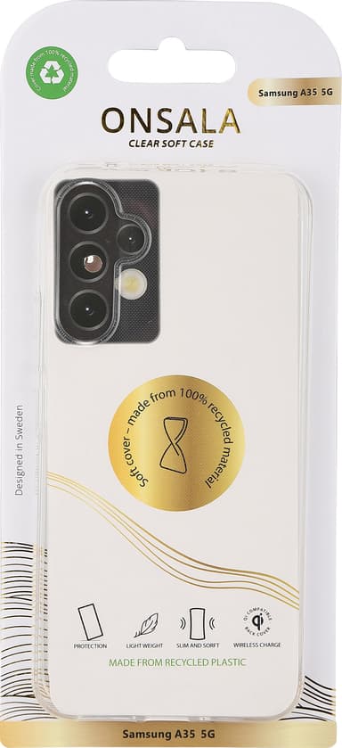 Onsala Samsung Galaxy A35 5G gennemsigtigt etui (transparent)