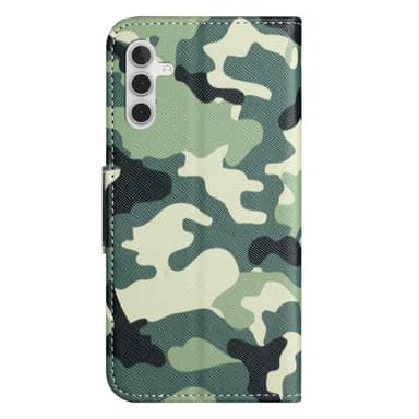 Til Samsung Galaxy A25 tegnebogstativetui mønstertelefoncover